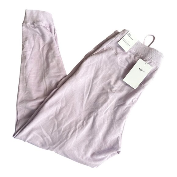 Nike Yoga Luxe Women's 7/8 Fleece Joggers (M) (NWT) (Color: Doll) - Picture 3 of 6